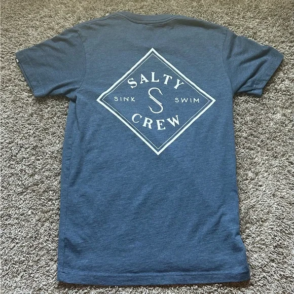 Salty Crew Navy Mens T-Shirt - Picture 3 of 4